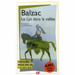 ISBN Le Lys Dans La Vallee, Littérature, Français