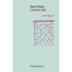 Flammarion L’Heure dite livre Littérature Français