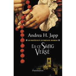 Flammarion En ce sang versé livre Roman Français