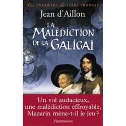 Flammarion La Malédiction de la Galigaï livre Roman Français