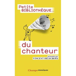 Petite bibliotheque du chanteur