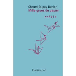 Flammarion Mille grues de papier livre poésie Français
