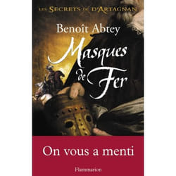 Flammarion Masques de fer livre Roman Français