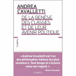 ISBN De la genèse des classes et de leur avenir politique, 192 pages