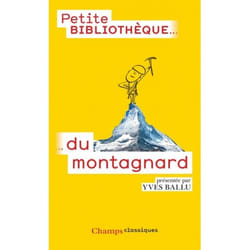 Flammarion Petite Bibliothèque du montagnard livre Littérature Français