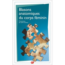 Flammarion Blasons anatomiques du corps féminin et contreblasons livre Littérature Français