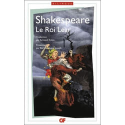 Flammarion Le Roi Lear livre fiction litéraire Français