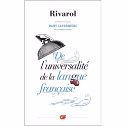 Flammarion De l’universalité de la langue française, Littérature, Français, Livre broché, 144 pages