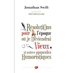 Flammarion Résolutions pour l’époque où je deviendrai vieux et autres opuscules humoristiques livre Littérature Français