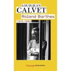 Flammarion Roland Barthes livre biographie Français