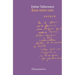 Flammarion Sous votre nom livre poésie Français