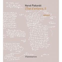Flammarion L'État d'enfance, II livre poésie Français