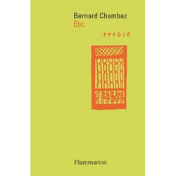 Flammarion Etc. livre poésie Français