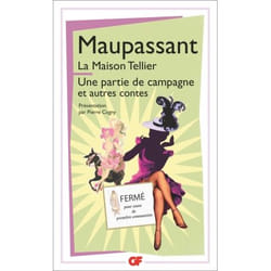 Flammarion La Maison Tellier – Une partie de campagne et autres contes livre Littérature Français