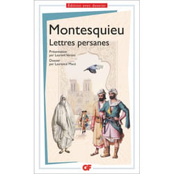 Flammarion Lettres persanes livre Littérature Français