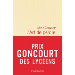 Flammarion L'Art de perdre livre Littérature Français
