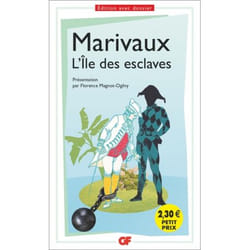 Flammarion L'Île des esclaves livre Littérature Français