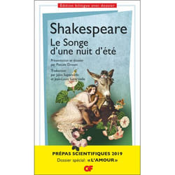 Flammarion Le Songe d'une nuit d'été livre fiction litéraire Français