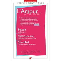 Flammarion L'Amour livre Littérature Français