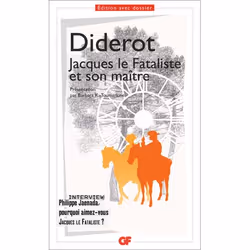 Flammarion Jacques le Fataliste et son maître, Littérature, Français, Livre broché, 355 pages