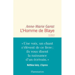 Flammarion L'homme de Blaye livre Littérature Français