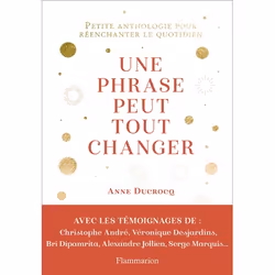 ISBN Une phrase peut tout changer, Couverture rigide, 256 pages