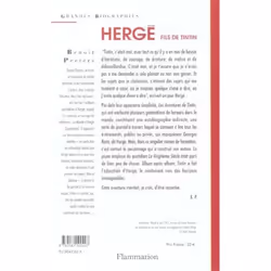 Flammarion Hergé, fils de Tintin, biographie, Français, Livre broché, 512 pages