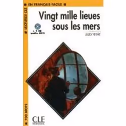 CLE International VINGT MILL LIEUES S MERS+CD MP, Français, 63 pages