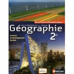 ISBN Geographie; 2de; Livre De L'Eleve; 2010, Education, Français, Livre broché