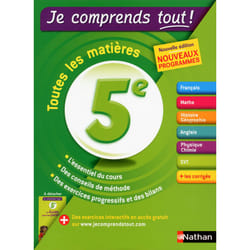 ISBN Je comprends tout - Tout en un 5ème : Le livre de Safia Amor, Véronique Héras, Olivier Révil, Vincent Larronde, Marie-Claire Sole, Sébastien Vandemeulebrouck