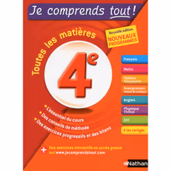 ISBN Je comprends tout - Tout en un 4ème : Le livre de Pierre-Alain Chiffre, Collectif, Éducatif, 304 pages