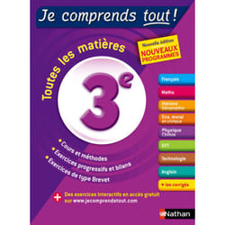 ISBN Je comprends tout - Tout en un 3ème : Le livre de Collectif, Céline Mimouni
