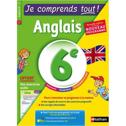 Je comprends tout! Anglais 6ème (Broché)