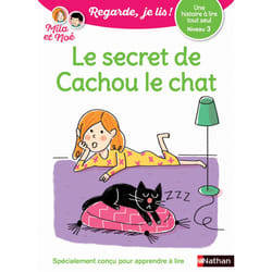 ISBN Le secret de Cachou le chat - Niveau 3 Regarde, je lis ! Une histoire à lire tout seul : Le livre de Marion Piffaretti, Eric Battut
