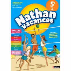 TOUT EN UN COLLEGECahier de Vacances 2018 de la 5ème vers la 4ème Toutes les matières