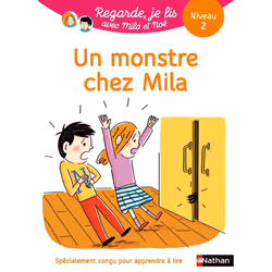 ISBN Un monstre chez Mila (niveau 2) : Le livre de Marion Piffaretti, Eric Battut, Éducatif, 32 pages