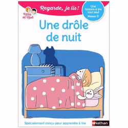 ISBN Une drôle de nuit - niveau 1 - Regarde je lis ! : Le livre de Marion Piffaretti, Eric Battut, Éducatif, 32 pages