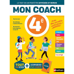 ISBN Mon coach - Toutes les matières 4e : Le livre de Pierre-Alain Chiffre, Olivier Révil, D Delmas, Julien Frugère, Martin O'sullivan, Bernard Richoux, Claire Maumy, Joëlle Cognie, Marie-Pierre Saulze, Clémence Roux de Luze, K Hébert