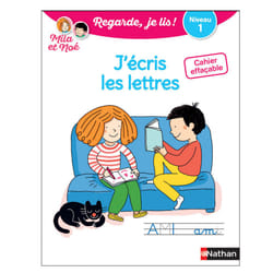ISBN Cahier effaçable J'écris les lettres - Niveau 1 avec Mila et Noé : Le livre de Nathalie Desforges, Eric Battut, Marion Piffaretti