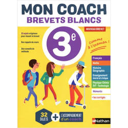 Mon coach Brevets blancs 3e (Broché)