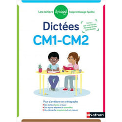 Cahier de dictées cm1-cm2 Dyscool (Broché)