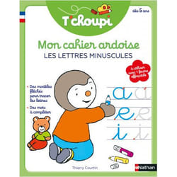 T'Choupi Mon cahier ardoise : Les lettres minuscules (Broché)