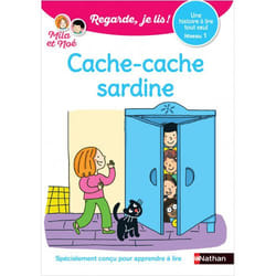 Regarde je lis ! Une histoire à lire tout seul - Cache-cache sardine Niveau 1 (Broché)