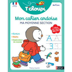 ISBN T'choupi Mon cahier ardoise : Ma moyenne section : Le livre de Thierry Courtin