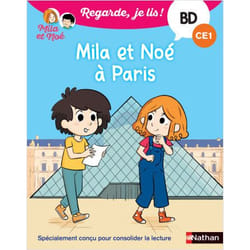 Regarde je lis ! BD Mila et Noé à Paris (CE1) (Broché)