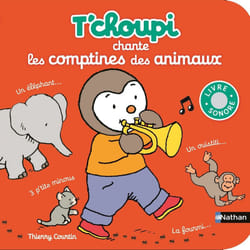ISBN T'choupi:chante les comptines des animaux : Le livre de Thierry Courtin