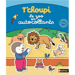 Autocollants - t'choupi - le zoo