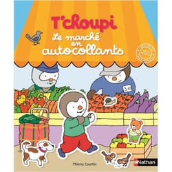 T'choupi - Le marché en autocollants (Jeunesse)