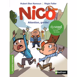 ISBN Dyscool - Nico - Attention, gorille ! : Le livre de Hubert Ben Kemoun, Régis Faller, 64 pages