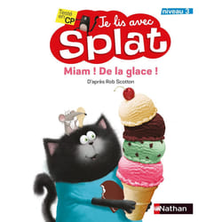 ISBN Miam ! De la glace ! Je lis avec Splat - niveau 3 : Le livre de Rob Scotton, Rob Scotton